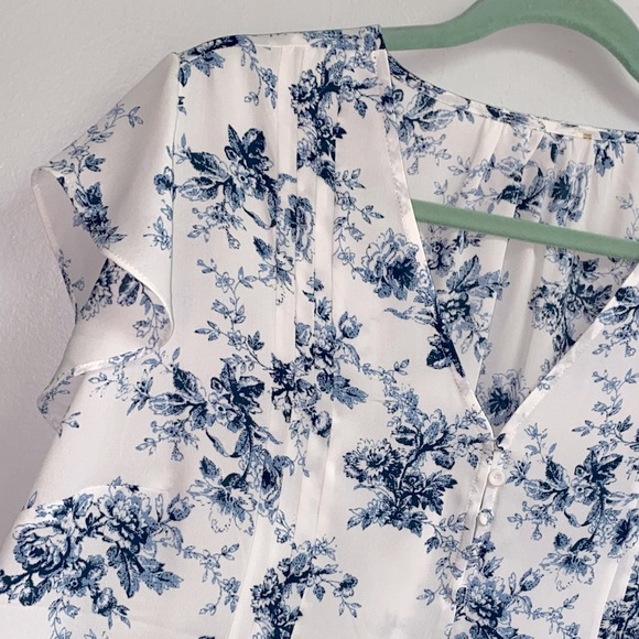 WOMENS FLUTTER SLEEVE TOP - 1X - Picture 7 of 10